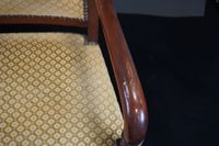 Paire de fauteuils en acajou et placage d'acajou mouluré et … (photo 6)