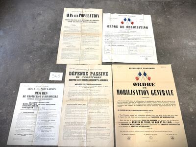 some papers are sitting on a table with some type of papers