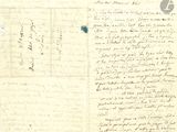 an old handwritten letter from a man who is writing on a piece of paper