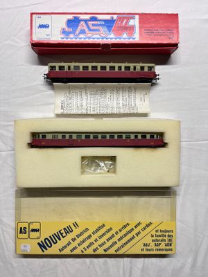 AS France lot de 2 autorails dont De Diétrich X3700 TC en boite d’orig - Photo 1