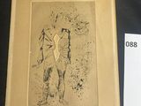 a picture of a drawing of a man with a star on it