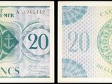 deux images différentes d'un billet de banque sur lequel figure le portrait d'une femme