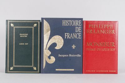 HISTOIRE, 3 vol. modernes : Monsieur, frère de Louis XIV ; B…