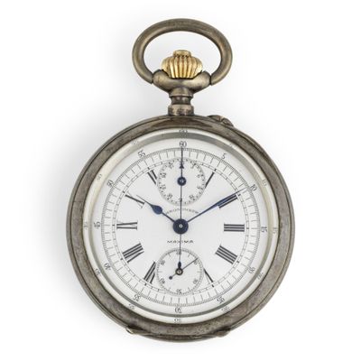 une montre de poche ancienne avec des chiffres romains sur le cadran