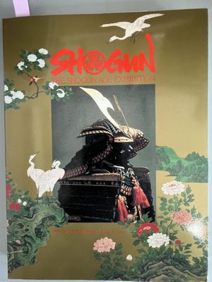 une photo d'un livre sur lequel figure l'image d'un samouraï
