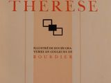 the cover of a book with a red and black cross on it