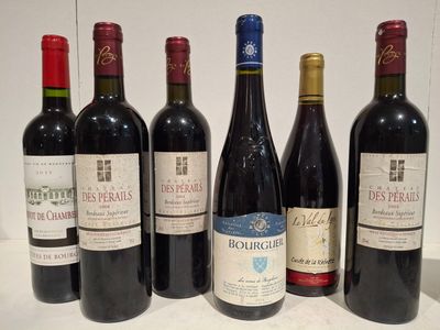Lot de 6 bouteilles : 3 Château Des Pérails 2004 Cuvée Réser…