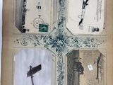 a picture of an old book with pictures of people on it