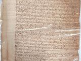 une feuille de papier sur laquelle on peut écrire, posée sur une table