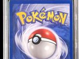 a close up of a card with a pokemon ball on it