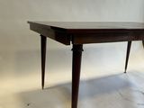 an image of a wooden table with two legs and a table top