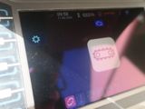 a close up of a laptop with an app on the screen