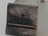 a metal object that is sitting on a table