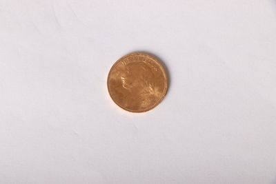 an image of a penny on a white surface