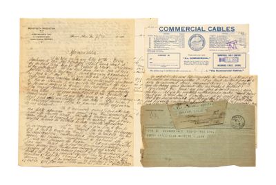 a piece of old paper with writing on it next to a piece of paper with writing on it