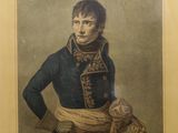 an old picture of a man in a military uniform posing for a picture