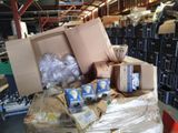 a pile of boxes that are sitting on top of a table