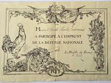 une vieille carte postale française représentant un coq et un oiseau