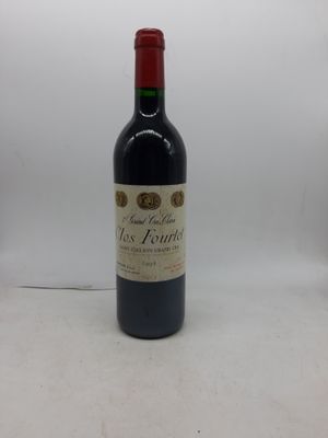 bouteille de vin rouge avec bouchon rouge sur fond blanc