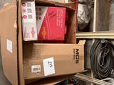 a pile of boxes that are stacked on top of each other