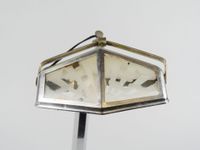PIROUETT, attribué à. Lampe en métal chromé. (photo 3)