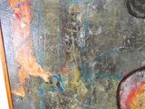 a picture of a painting on the wall of a room