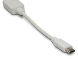 a close up of a white usb cable connected to a computer
