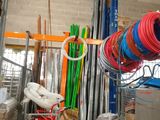 a room filled with lots of different colored hoses