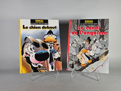 Deux albums de la série Une enquête de l’inspecteur Canardo,…