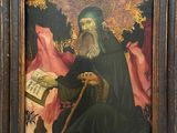 an image of a painting of a man with a book in his hand