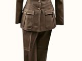 an image of a woman ' s uniform on display on a mannequin