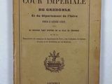 an old book with a picture of a crown on it