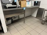 a kitchen with a lot of appliances on the counter