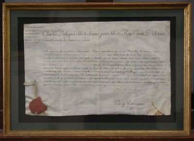 CHARLES X (Charles-Philippe de Bourbon, comte d'Artois et futur roi)