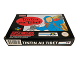 a box of tintin au tibett on a white background
