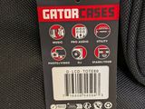 a close up of a tag attached to a black jacket