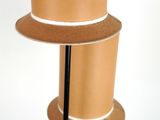 a tall hat on a stand with a top hat on top of it