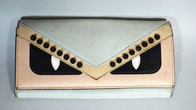 FENDI Pochette en cuir