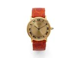 Montre-bracelet Cartier pour femme en or 18 carats