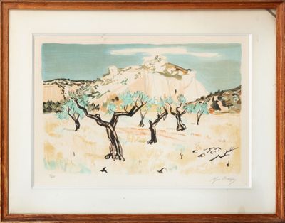 Yves BRAYER (1907-1990). Paysage de Provence