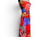 an image of a dress on a mannequin on a white background