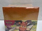 une boîte sur laquelle figure l'image d'un personnage de Pokémon