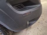 a close up of the front bumper of a car