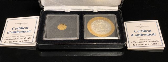 Société française des Monnaies. Déclaration des droits de l’homme...