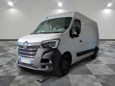 a picture of a white van on a checkered floor