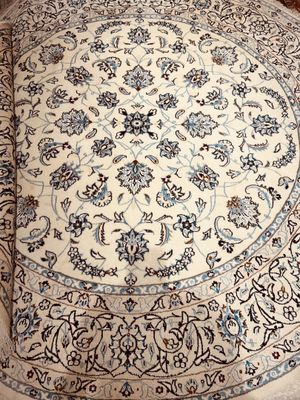 Tapis Iran Nain ronde laine et soie 160