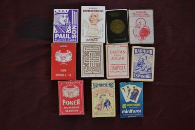 Lot de 11 Jeux de cartes d’Amérique du sud dont : La Cabana …