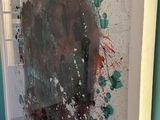 a picture of a painting on the wall of a house