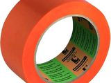 an image of a roll of orange tape on a white background