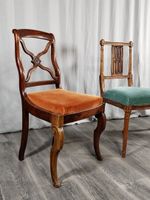 Paire de chaises en acajou le dossier à croisillon, Epoque L… (photo 4)